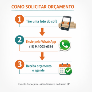 Orçamento grátis para conserto de sofá elétrico no Limão SP